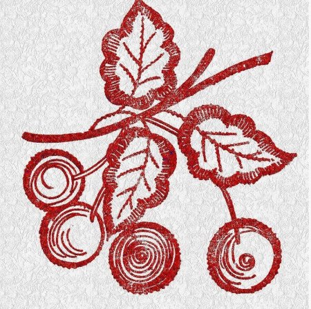 Вышивка стебельчатым швом