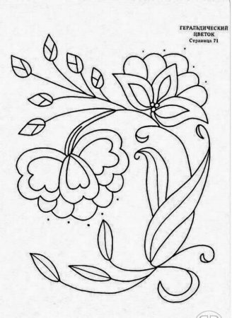 Рисунки для вышивания тамбурным швом