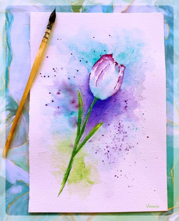 Рисунки акварелью