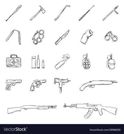 Рисунок ножа карандашом для срисовки