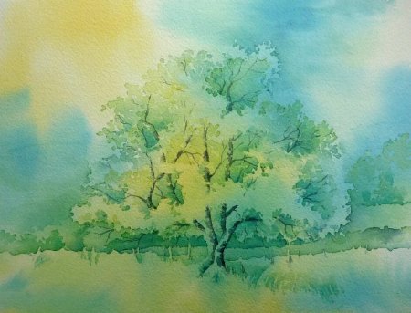 Рисунки акварелью для начинающих