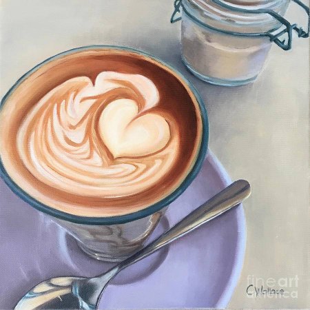 Латте рисование