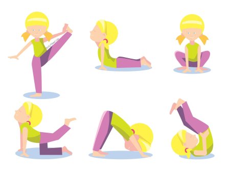 Детская йога асаны