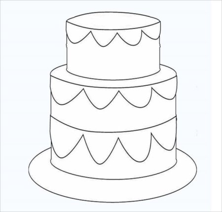 Торт шаблон