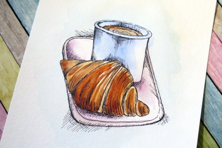 Скетчинг иллюстрации простые