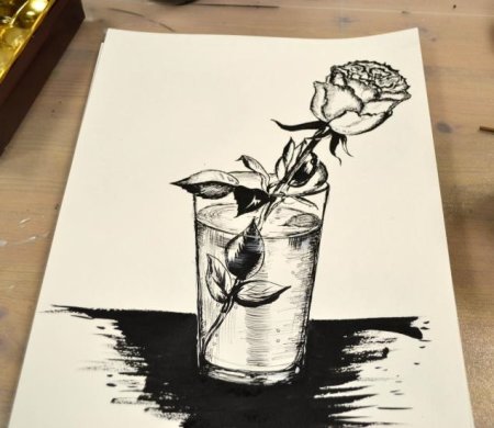 Рисование тушью и пером для начинающих