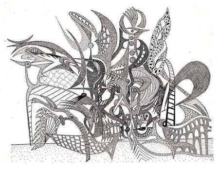 Иллюстрации тушью