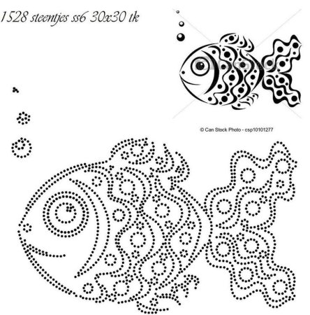 Схемы для точечной росписи контурами для начинающих