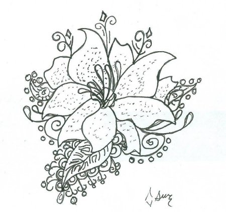 Точечная роспись трафареты