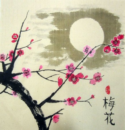 Китайская живопись слива мэйхуа
