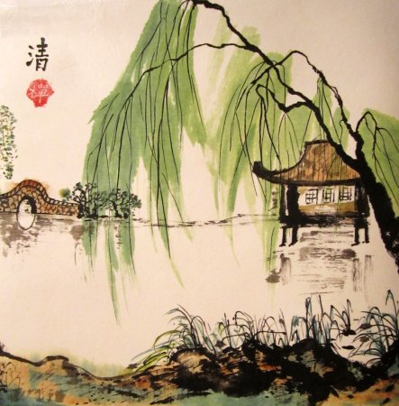 Иллюстрация к хокку Мацуо басё