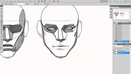 Поэтапное рисование на графическом планшете