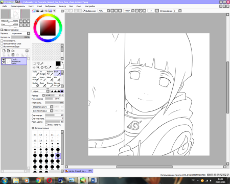 Рисунки в Paint Tool Sai