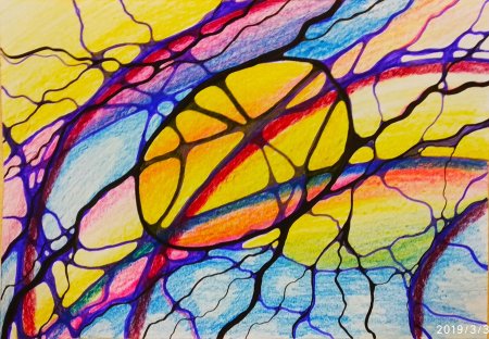 Бабочка в нейрографике