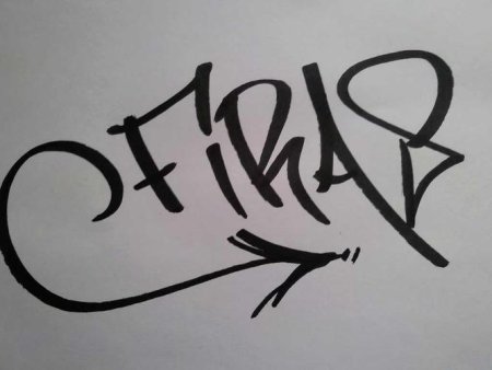 Надписи маркером