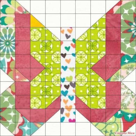 Лоскутное шитьё схемы