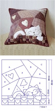 Пэчворк техника георгин