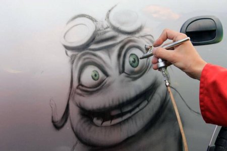 Аэрограф нарисованный