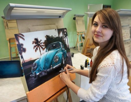 Техника рисования аэрографом