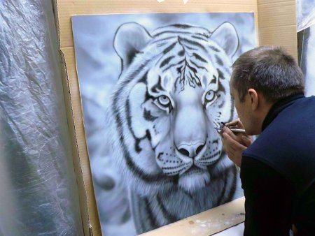 Живопись аэрографом