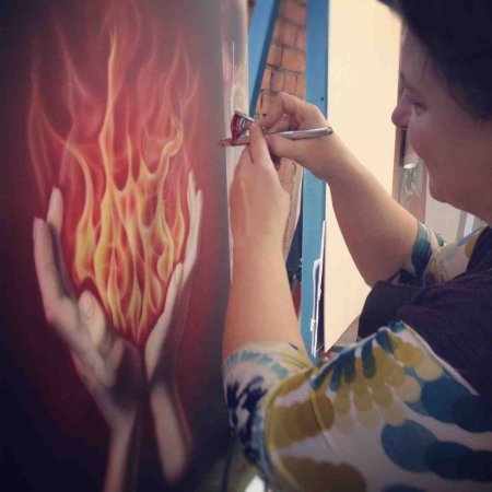 Рисование аэрографом