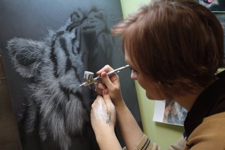 Живопись аэрографом