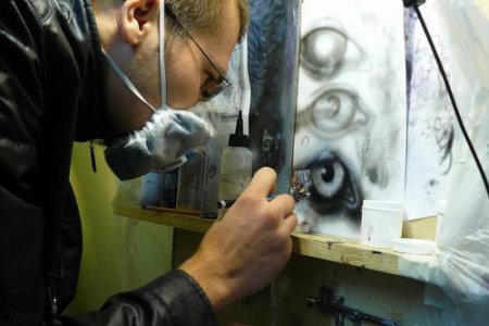 Рисунки аэрографом