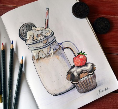 Скетчинг карандашом