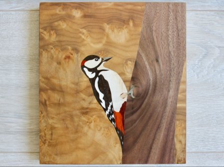 Маркетри из шпона тигр