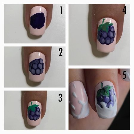 Маникюр дизайн пошагово