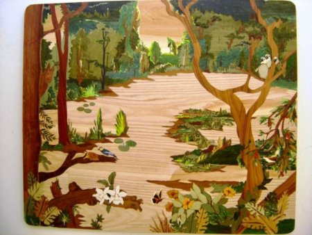 Техника Маркетри деревянная мозаика для начинающих