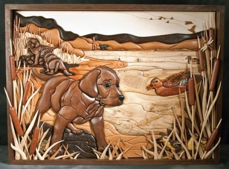 Инкрустация (интарсия, Маркетри и мозаика)