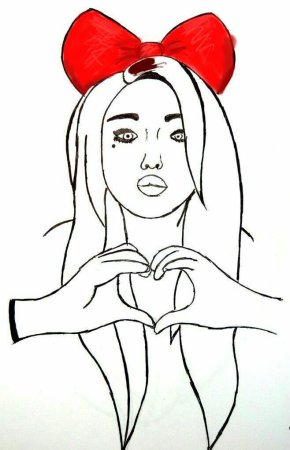 Рисунки для срисовки в ЛД