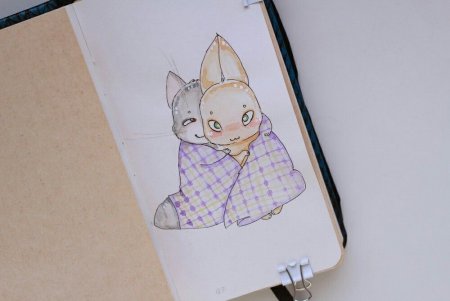 Котики для скетчбука