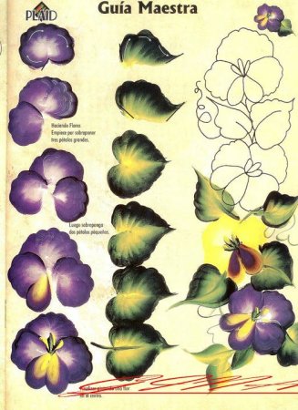 Жостовская роспись пошагово для начинающих