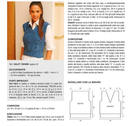 Жилетка женская вязаная спицами для начинающих простая схема