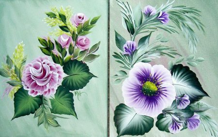 Рисование одним мазком