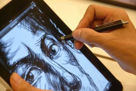 Ноутбук со стилусом для рисования