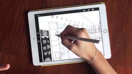 Телефон со стилусом для рисования