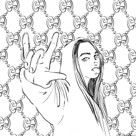 Рисунки для срисовки прикольные топовые люблю