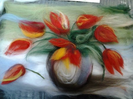 Евдокия Короткова шерстяные картины