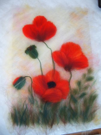 Мастер класс по рисованию шерстью