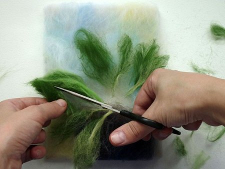 Техника шерстяной акварели мастер класс