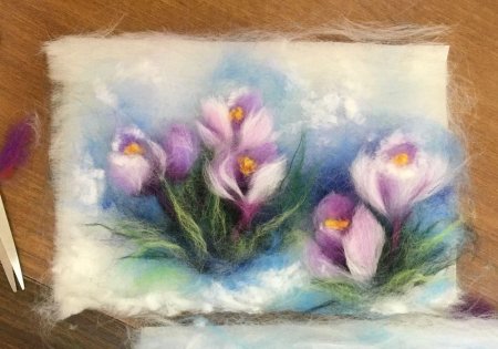 Шерстяная акварель Юлия Либина