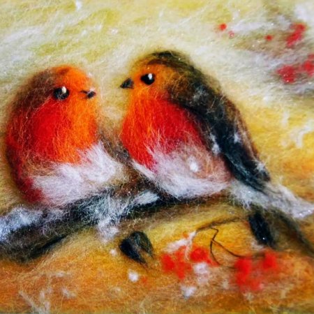 Шерстяная живопись