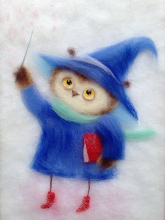 Картины из шерсти для валяния