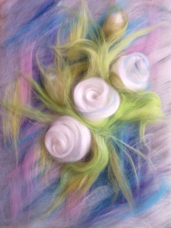 Картины из шерсти для валяния