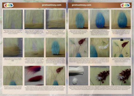 Валяние шерсти для начинающих с пошаговым