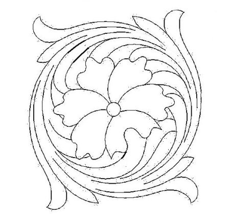 Трафарет для тиснения по фольге