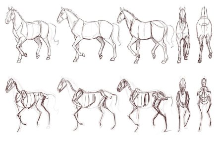 Лошадь референс анатомия